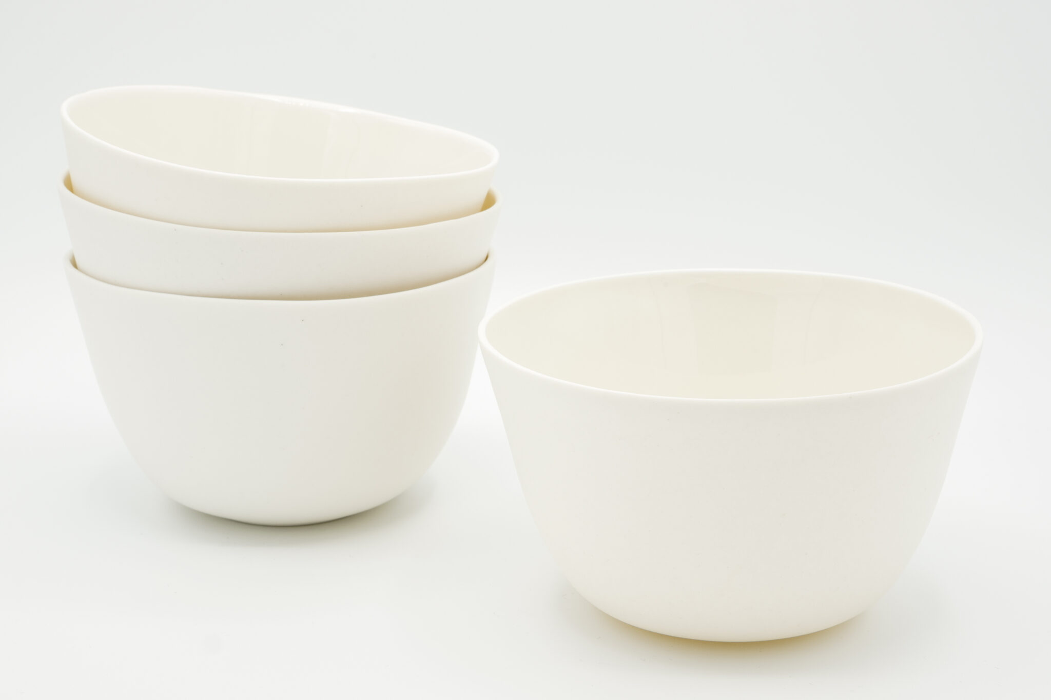 handmade porcelain muesli bowls