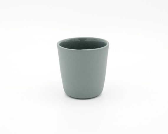 handmade porcelain espresso cup recycled