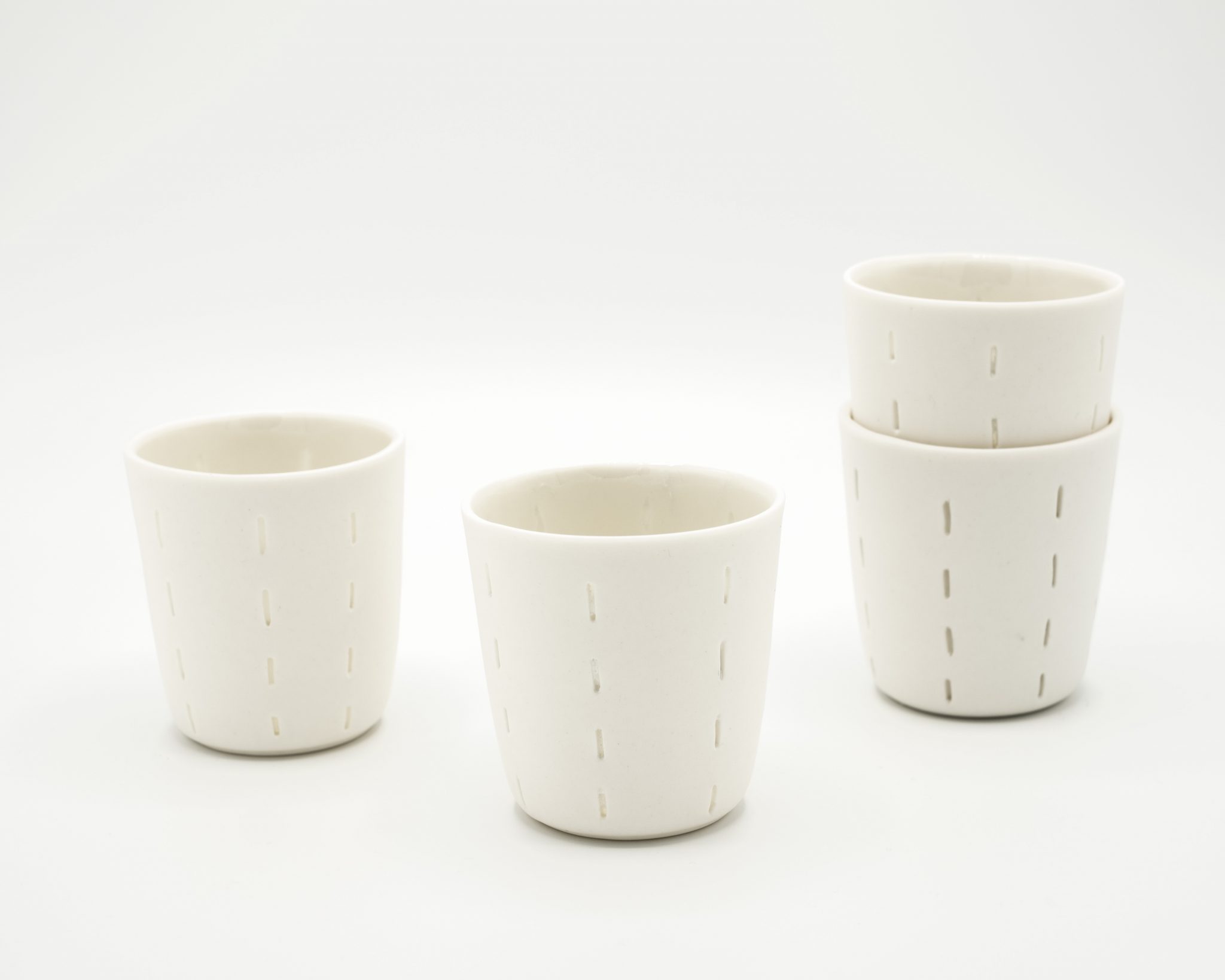 porcelain espresso cups non-transparency