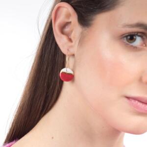 Earring Horizon Red M